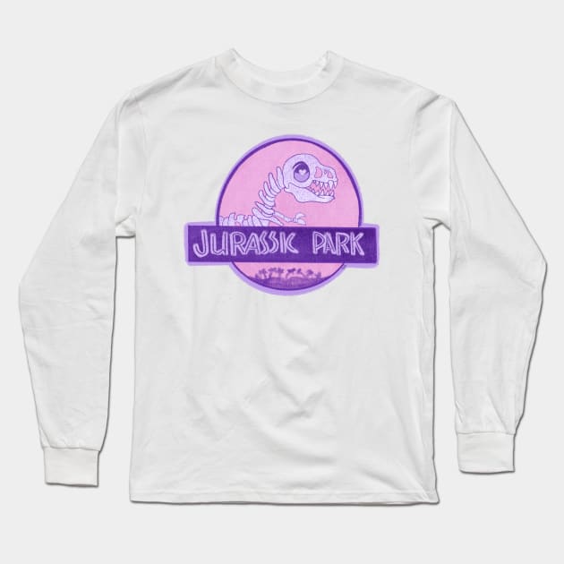 Jurassic Park Kawaii Long Sleeve T-Shirt by MailoniKat